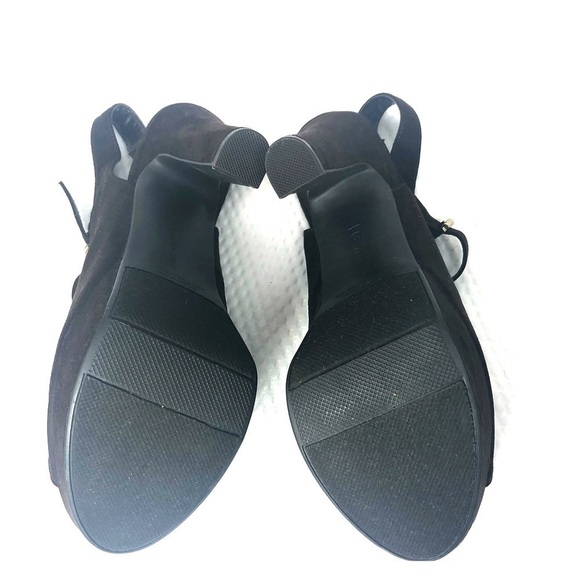 EUC-LAUREN Conrad Peep Toe Dark brown Suede  Pumps - Picture 5 of 6